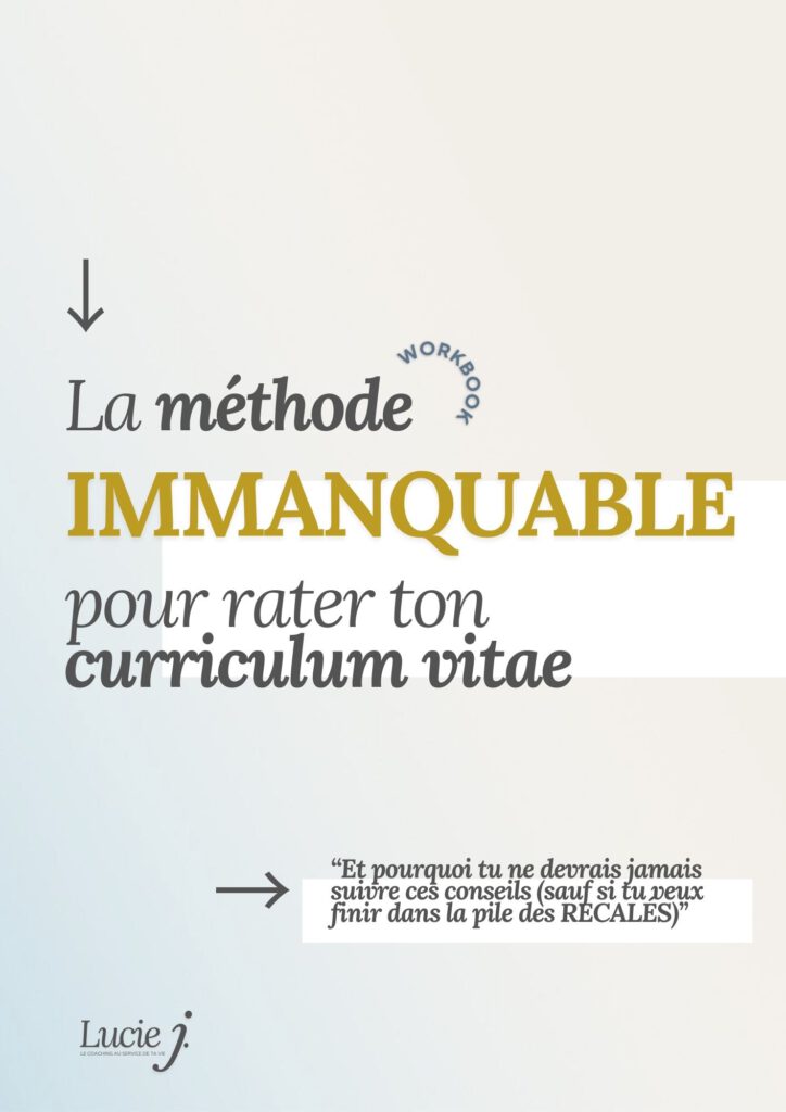 La méthode immanquable pour rater son CV